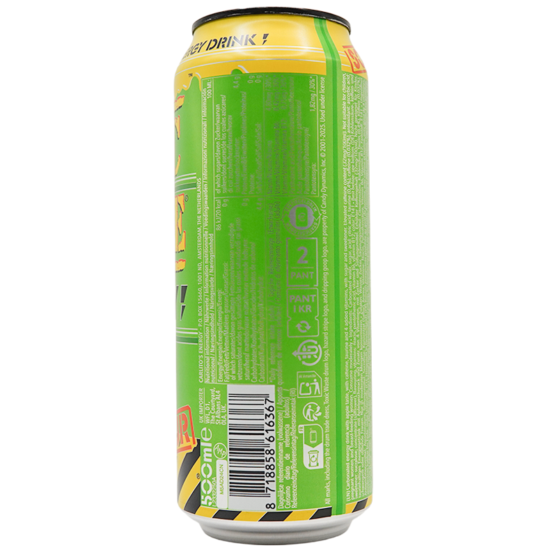 Toxic Waste: Energy Sour Apple (500ml)