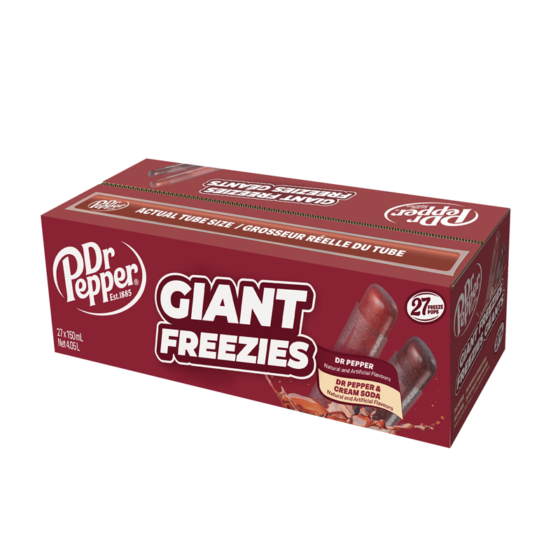 Dr Pepper Giant Freeze Pops (27x)