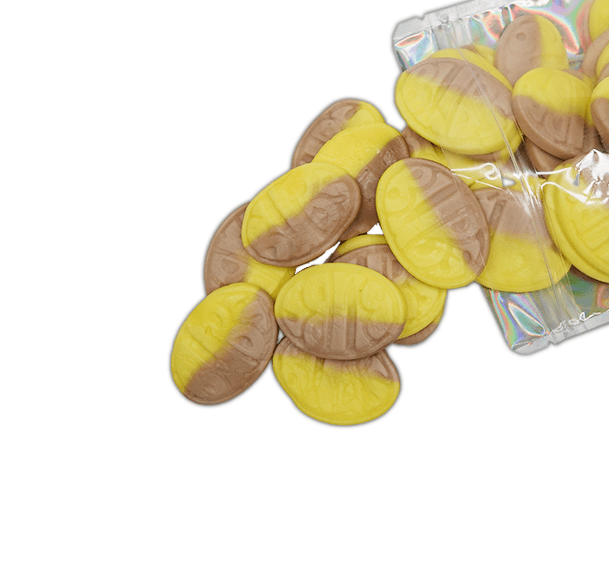 Banana Bubs Ovals - Candywrap.nl