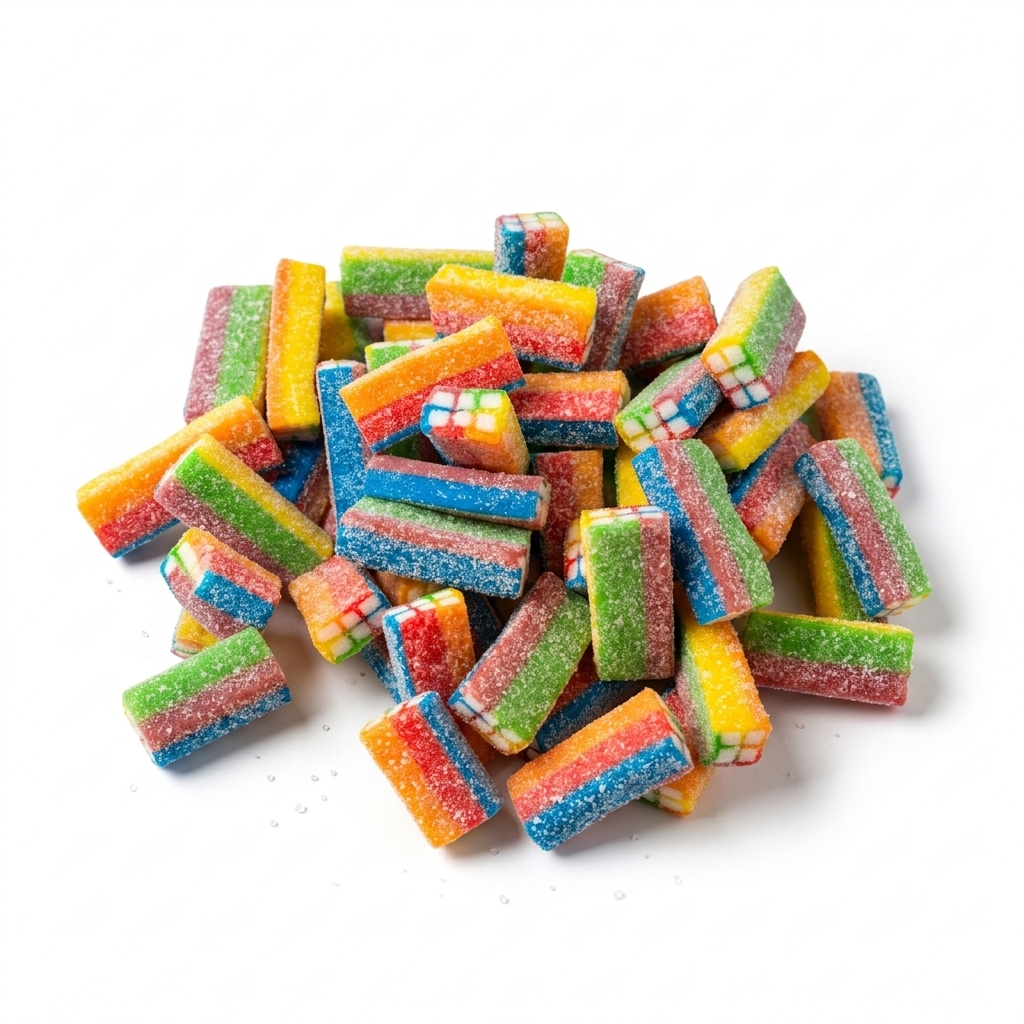Damel: Sour Multicolor Bricks - Candywrap.nl