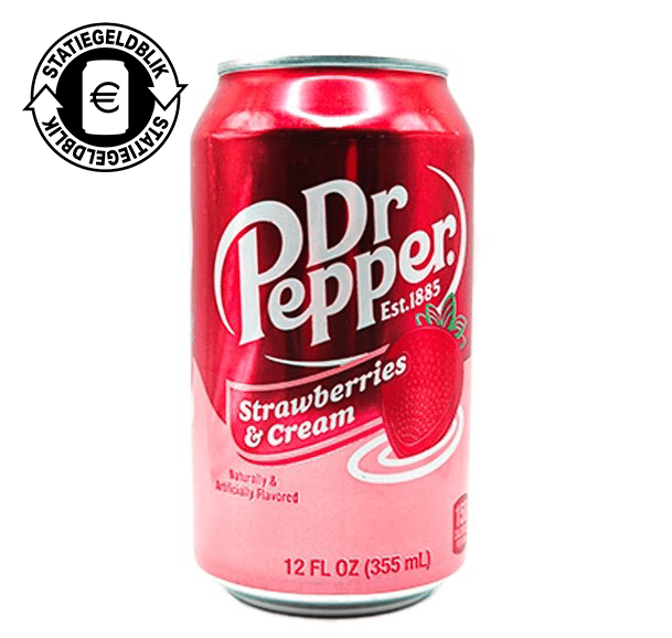 Dr Pepper Strawberries & Cream (355ml) - Candywrap.nl