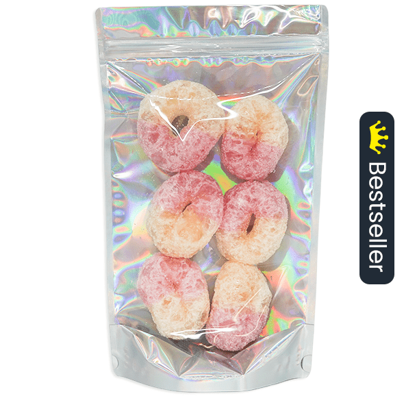 Freeze Dried Peach Rings - Candywrap.nl