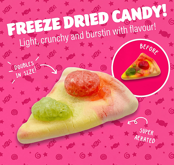 Freeze Dried Pizza Slices - Candywrap.nl