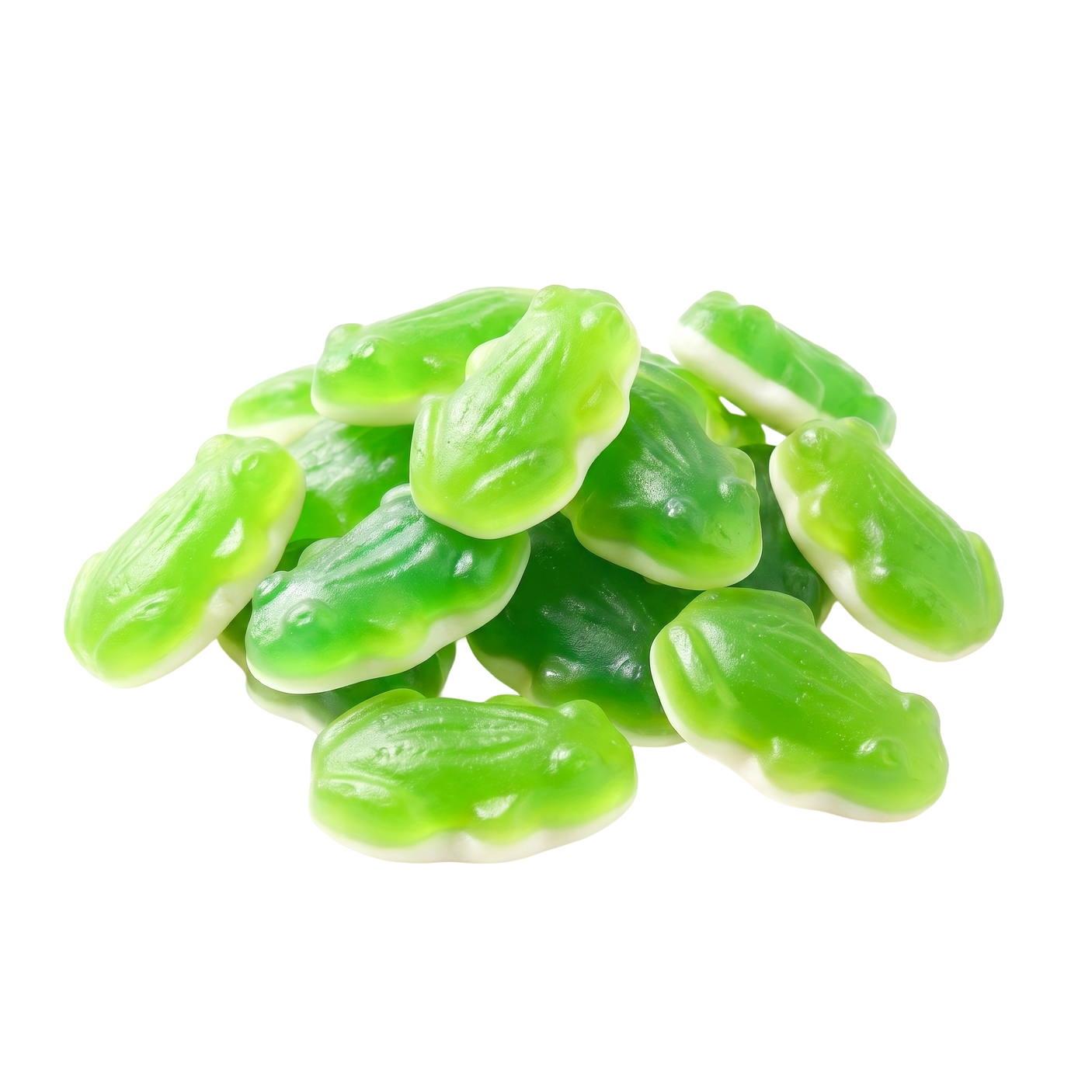 Frisia Frogs voordeelzak met zachte groen-witte kikker snoep gummies