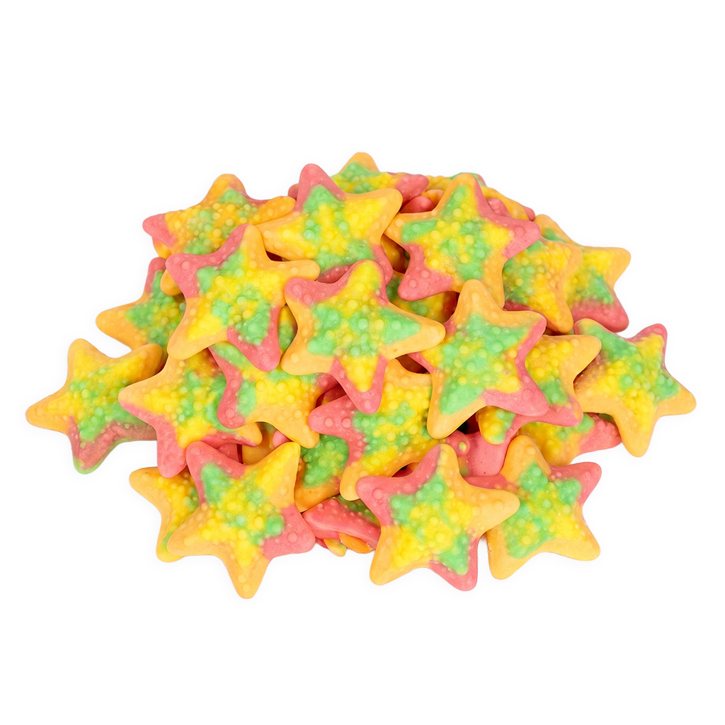 Zeester snoep van Trolli, Starfish voordeelzak met zachte gummy zeesterren