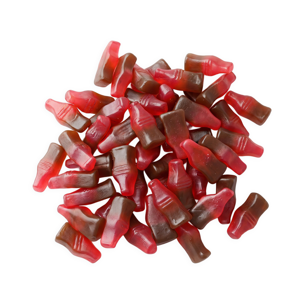 Vegan snoep van Matthijs, Veggie Cherry Cola voordeelzak met gelatinevrije kersen cola snoepjes