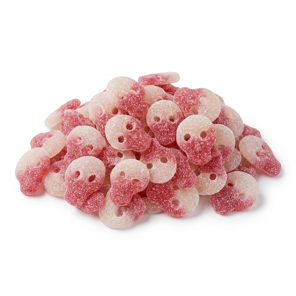 Sour Dragonfruit Skulls