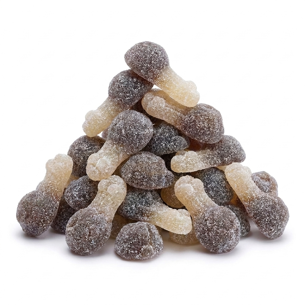 Geldhof Zure Colaslakken, bruine gummy slakken met zure suikerlaag