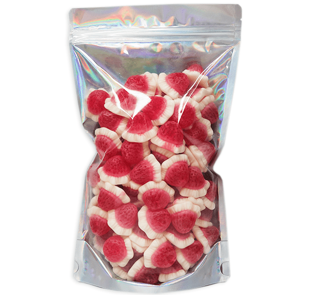 Jelly Filled Strawberries with Cream - Candywrap.nl