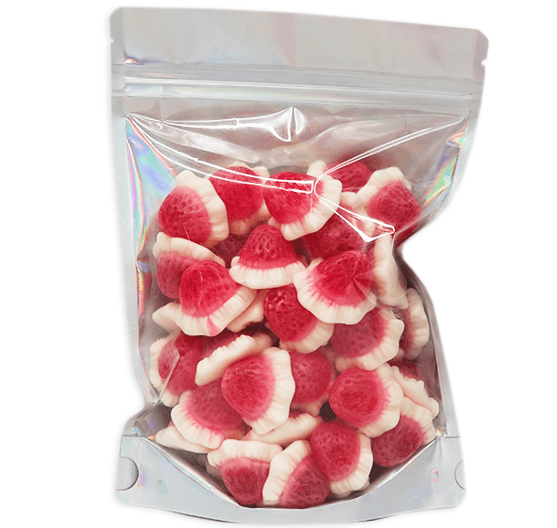 Jelly Filled Strawberries with Cream - Candywrap.nl