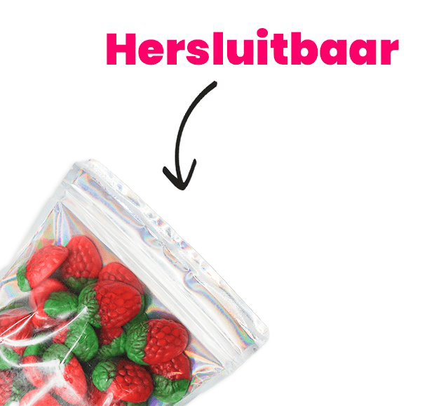 Jelly Filled Wild Strawberries - Candywrap.nl