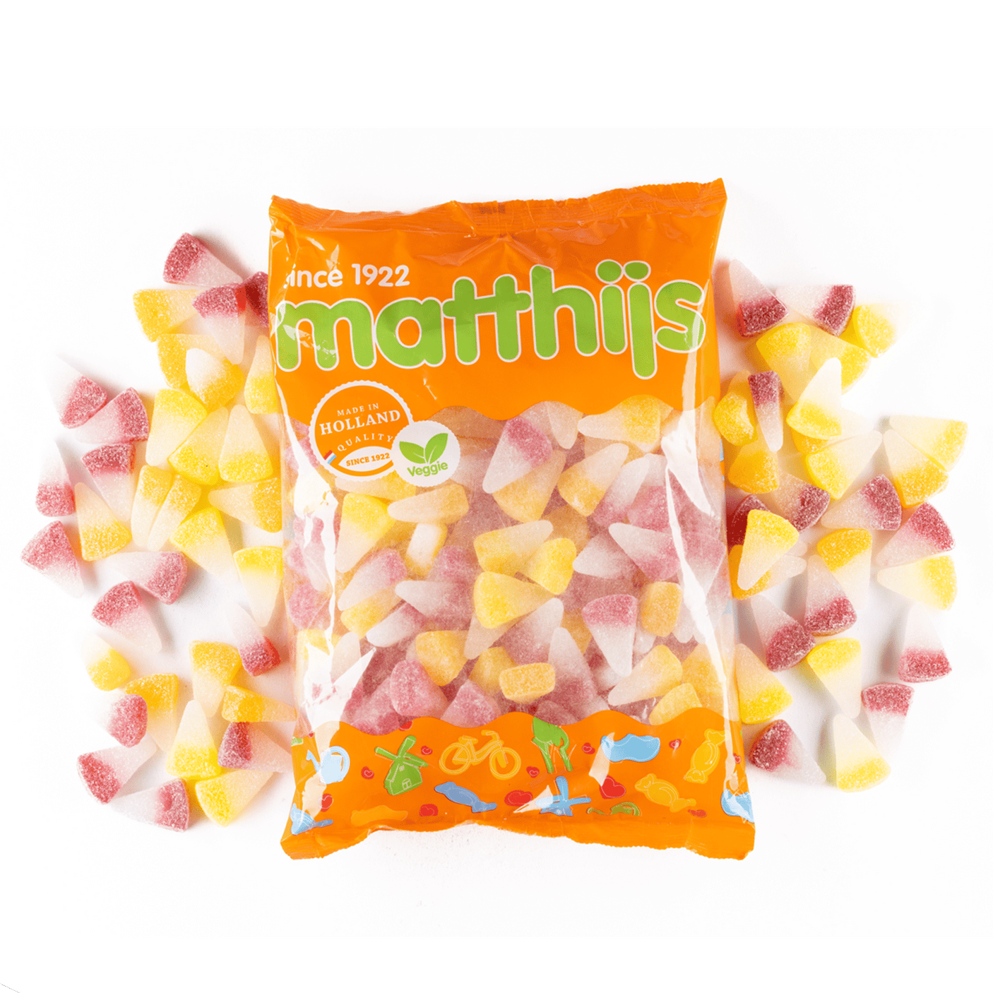 Vegan tropische fruit partjes Matthijs 1 kilo voordeelzak gelatinevrij schepsnoep online