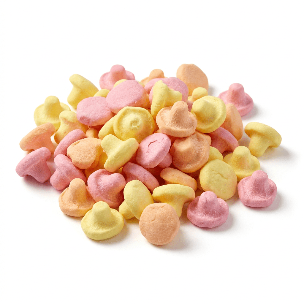 Red Band Sour Mushrooms voordeelzak zure paddenstoelen schuim snoep met fruit smaak schepsnoep online