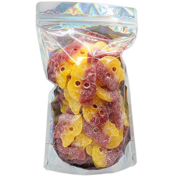Sour Bubs Raspberry Lemon Skulls - Candywrap.nl
