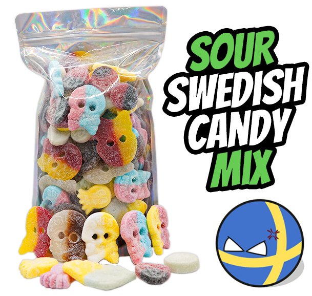 Sour Bubs Swedish Candy Mix - Candywrap.nl