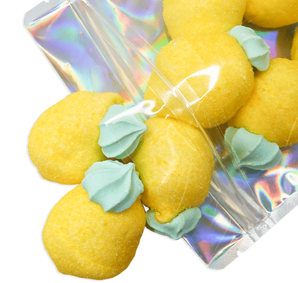 Sour Fizzy Lemon Marshmallows - Candywrap.nl