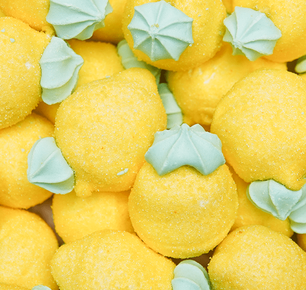 Sour Fizzy Lemon Marshmallows - Candywrap.nl