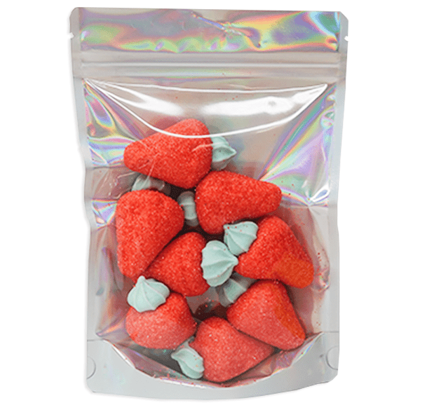 Sour Fizzy Strawberry Marshmallows - Candywrap.nl