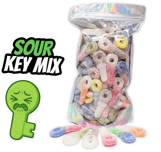 Sour Keys Mix - Candywrap.nl