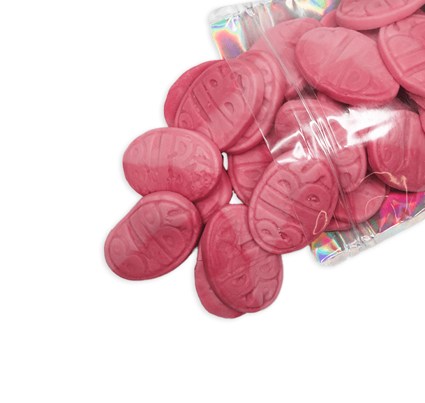 Strawberry Pomegranate Bubs Ovals - Candywrap.nl