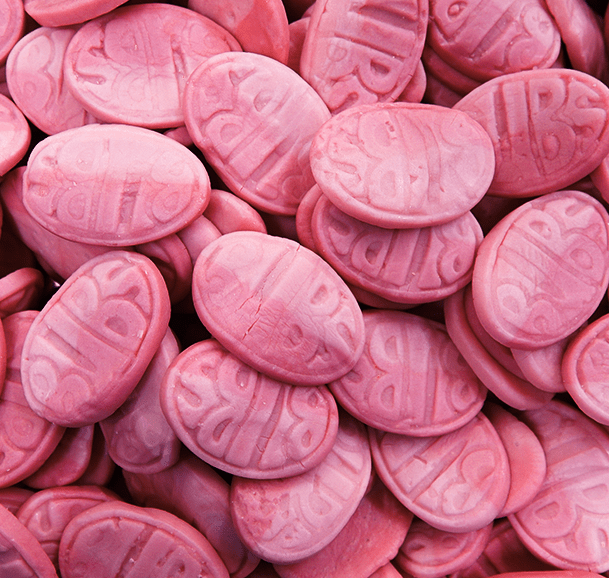 Strawberry Pomegranate Bubs Ovals - Candywrap.nl