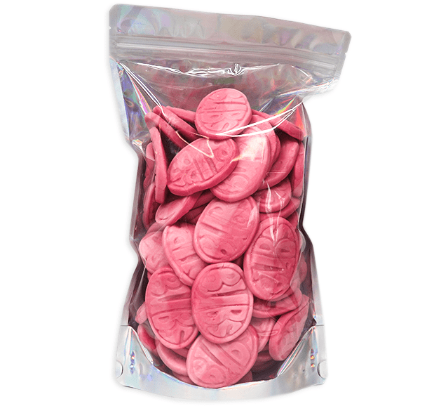 Strawberry Pomegranate Bubs Ovals - Candywrap.nl