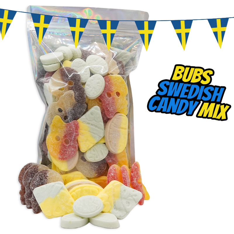 Sweet & Sour Bubs Swedish Candy Mix - Candywrap.nl