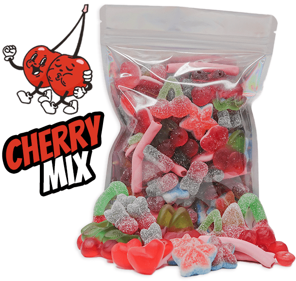 Sweet & Sour Cherry Mix - Candywrap.nl