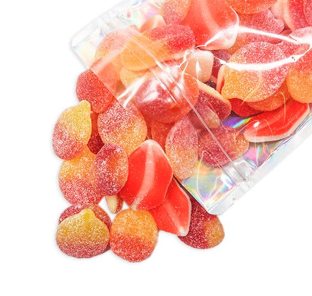 Sweet & Sour Peach Mix - Candywrap.nl