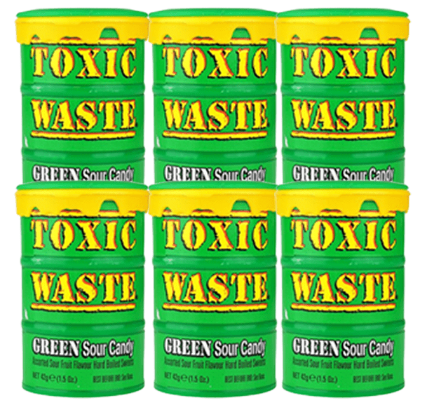 Toxic Waste Green Sour Candy - Candywrap.nl