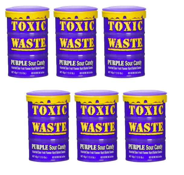 Toxic Waste Purple Sour Candy - Candywrap.nl