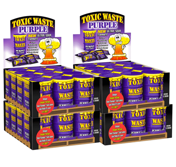 Toxic Waste Purple Sour Candy - Candywrap.nl