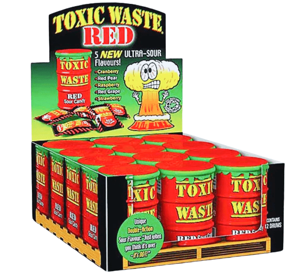 Toxic Waste Red Drum - Candywrap.nl