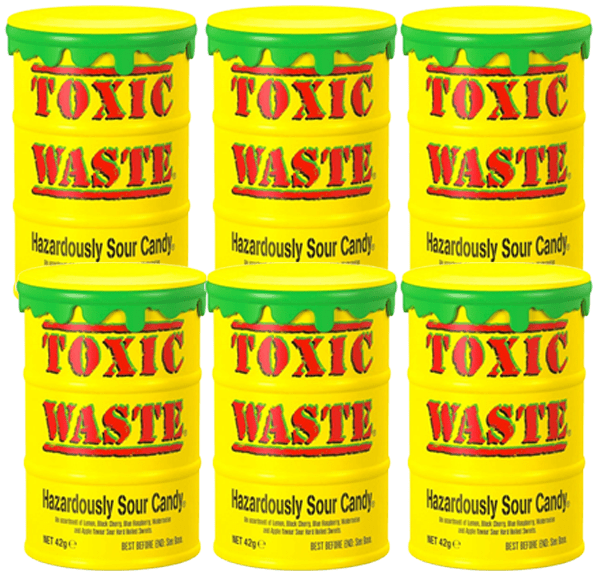 Toxic Waste Yellow Drum - Candywrap.nl