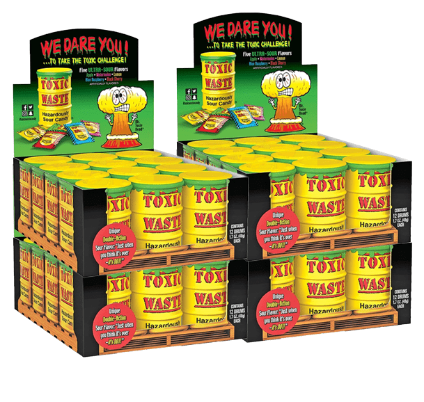 Toxic Waste Yellow Drum - Candywrap.nl