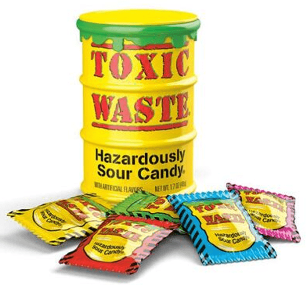 Toxic Waste Yellow Drum - Candywrap.nl