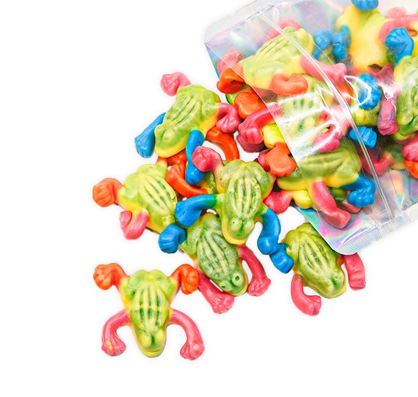 Tropical Froggies - Candywrap.nl