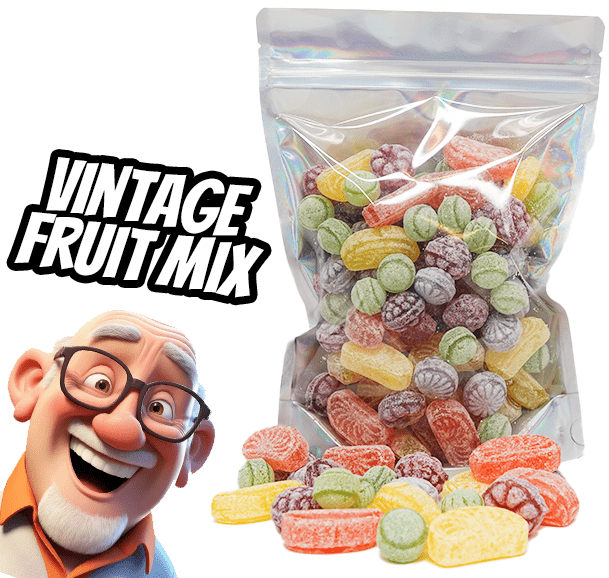 Vintage Fruit Mix - Candywrap.nl