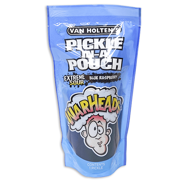Warheads Extreme Sour Blue Raspberry Pickle - Candywrap.nl