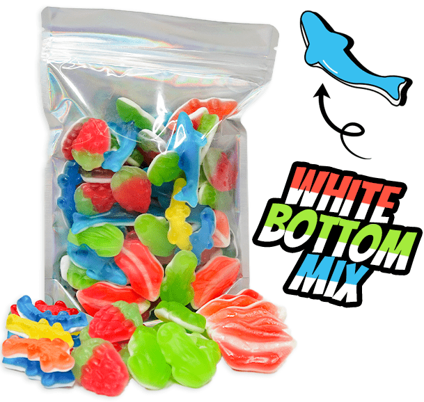 White Bottom Mix - Candywrap.nl