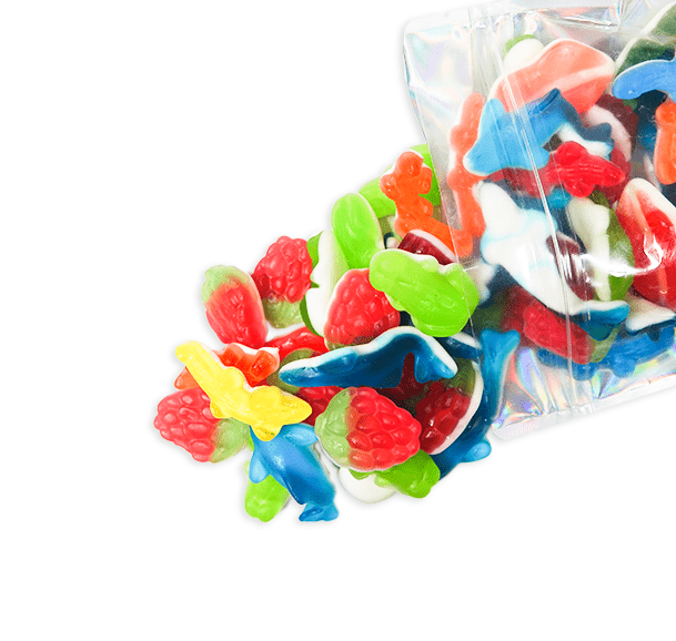 White Bottom Mix - Candywrap.nl