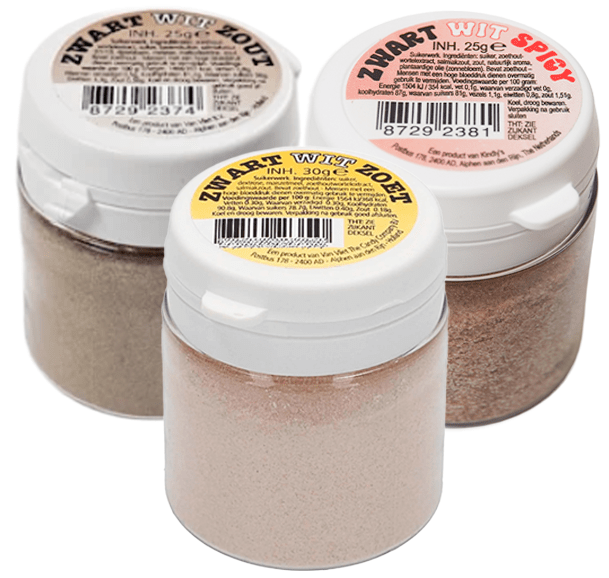 Zwart Wit Poeder Bundle - Candywrap.nl