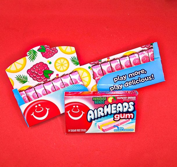 Airheads Gum Raspberry Lemonade - Candywrap.nl