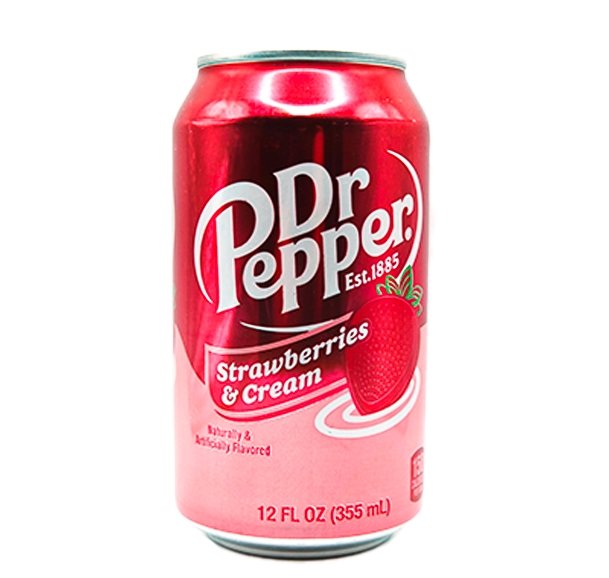 Dr Pepper Strawberries & Cream (355ml) - Candywrap.nl