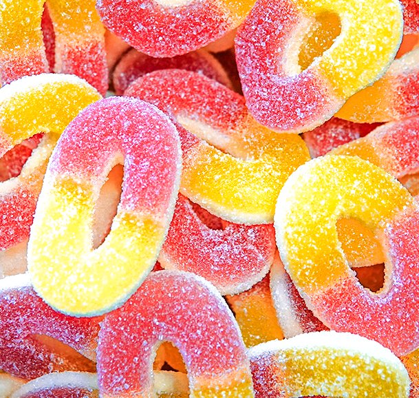 Peach Rings - Candywrap.nl