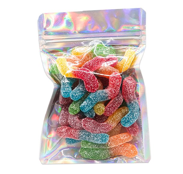 Sour Glow Worms - Candywrap.nl