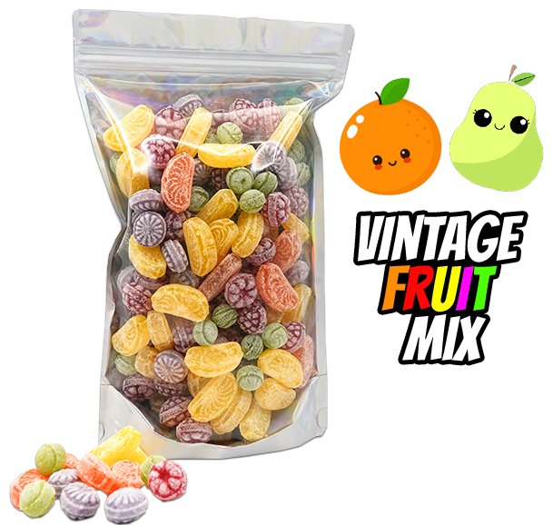 Vintage Fruit Mix - Candywrap.nl