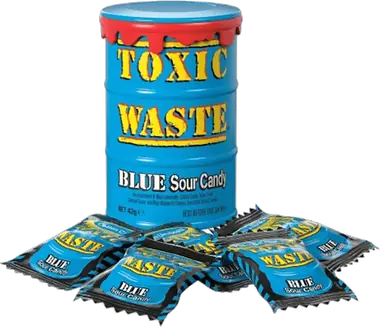 Toxic Waste Blue Sour Candy