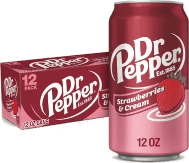 Dr Pepper Strawberries & Cream Bulk Value Box (12-pack)
