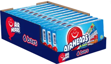 Airheads 6 Bar Theatre Box Bulk Value Box (12-pack)